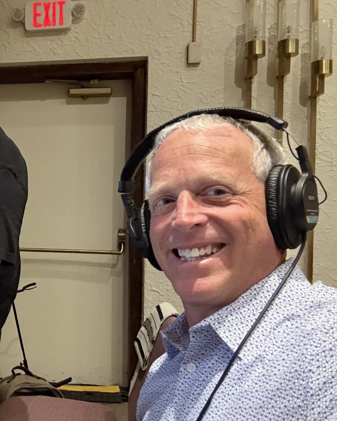 Howie Zales on headset at a live Viridity production